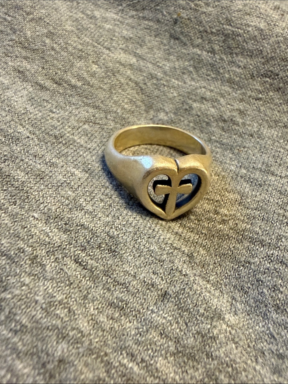 James Avery silver 925 Eternal Love Heart Signet Ring Sz 6